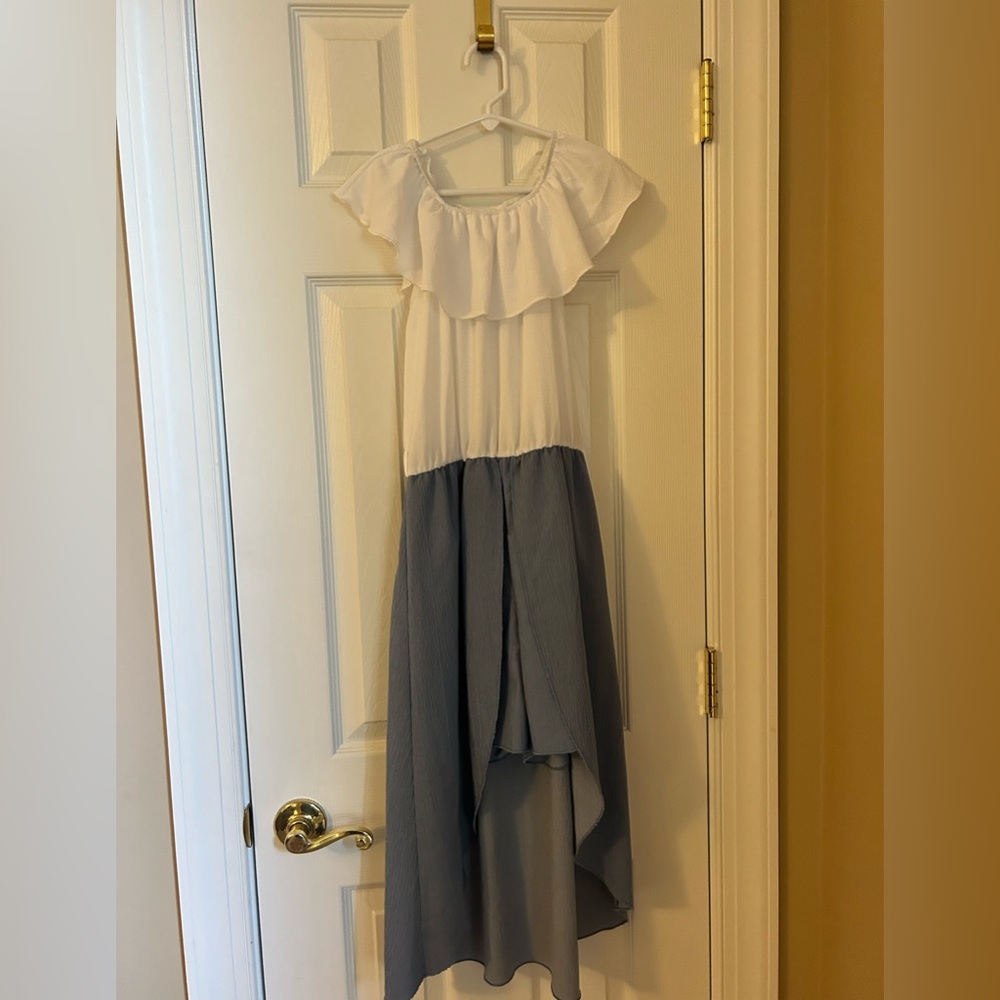 Girls western style shorts dress